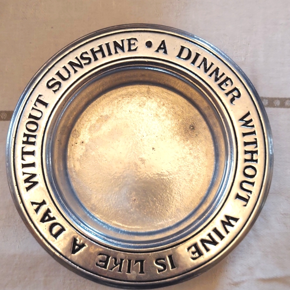 Pewter Wine Bottle Holder‎